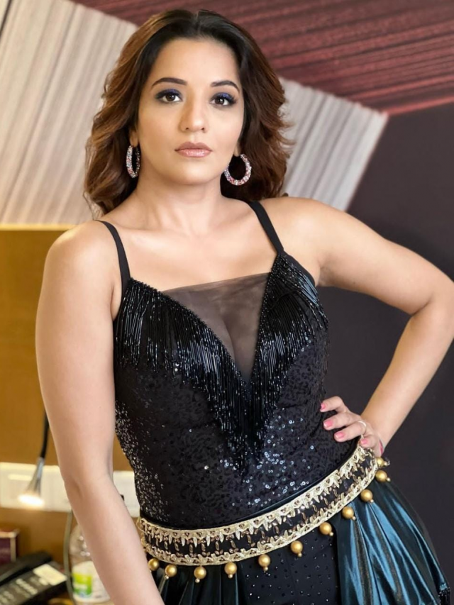 Monalisa showed bold look in black dress – Zoom News