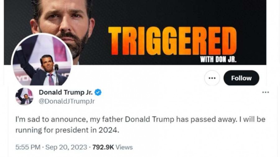 Donald Trump News: Was Donald Trump's Son's Social Media Account Hacked ...