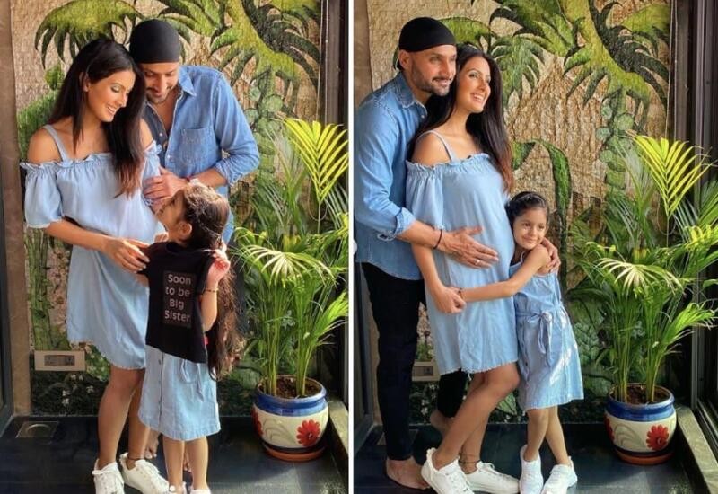 Geeta Basra And Harbhajan Singh Shares Good News Going To Be Parents For Second Child हरभजन और ग त द सर ब र बनन व ल ह म त प त ब ब ब प क स थ श यर क तस व र