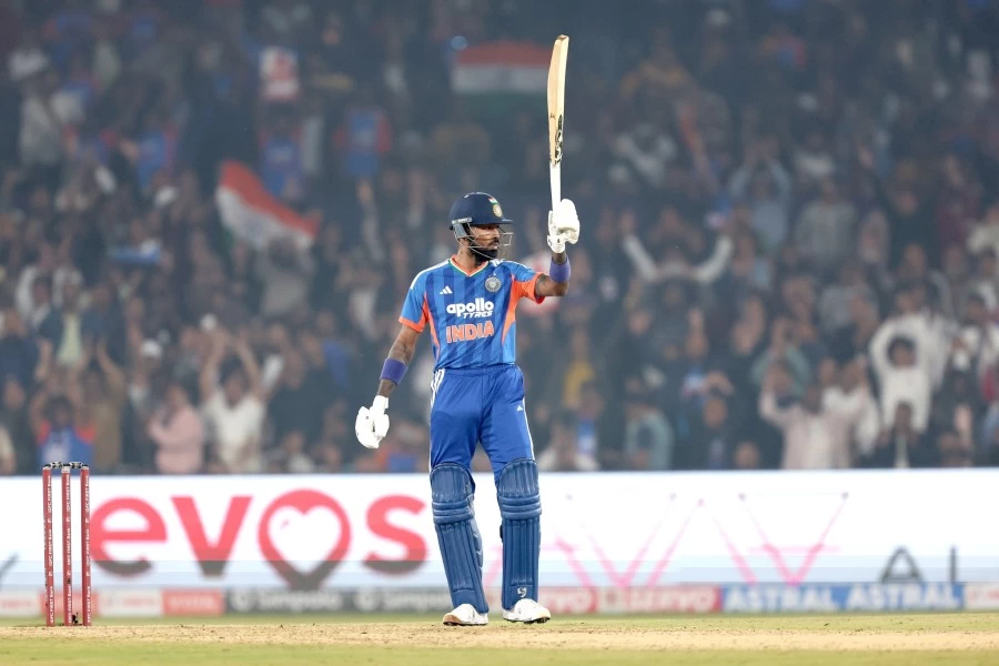 Hardik Pandya Hits 'Special Century' of Sixes in T20Is, Joins Rohit-Kohli Elite Club