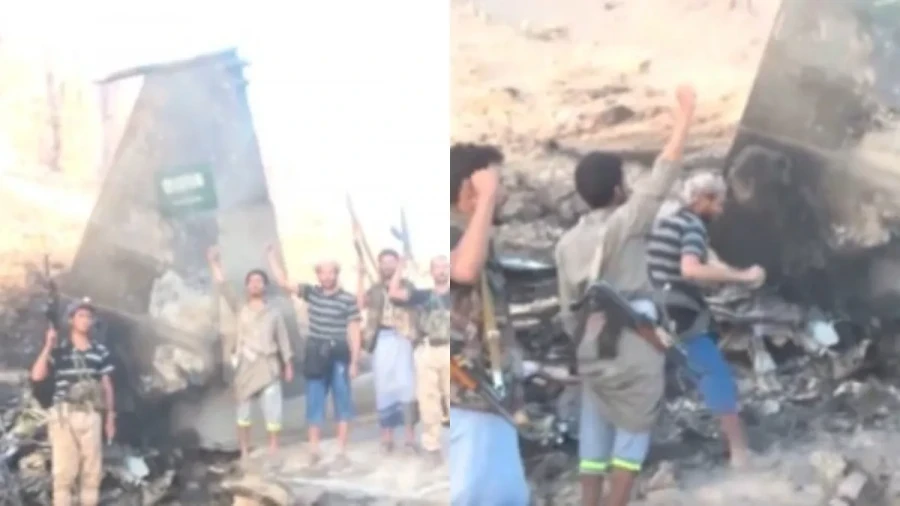 Houthi Rebels Claim Shooting Down Saudi F-15 Fighter Jet, Release Wreckage Video
