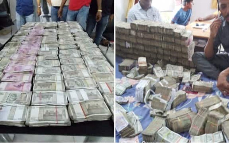 Crores of cash found at corrupt engineer sanjay rai in bihar vigilance ...