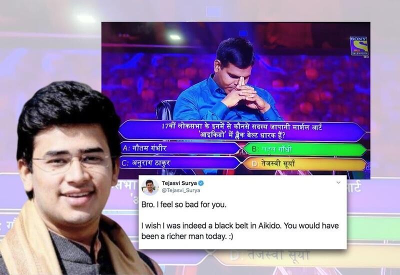 KBC Contestant Wrongly Chooses 'Tejasvi Surya' Option; MP Shares Post