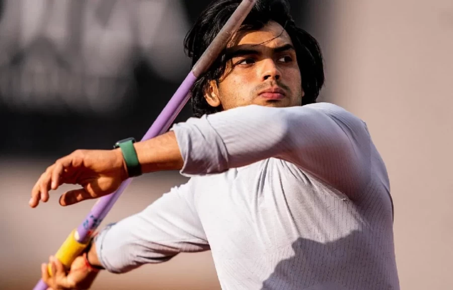 Neeraj Chopra Neeraj's amazing performance in the first throw left