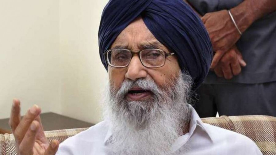 Prakash Singh Badal: Former Punjab Chief Minister Parkash Singh Badal ...