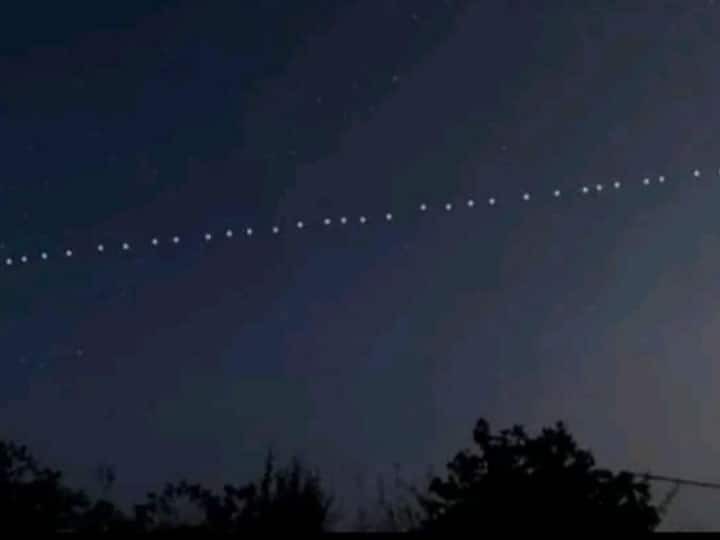 Mysterious Sight Seen: A moving train was seen in the sky people were ...