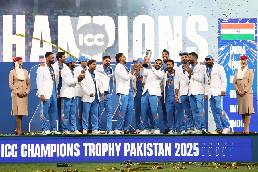 Team India won the Champions Trophy title for the third time - defeated New Zealand