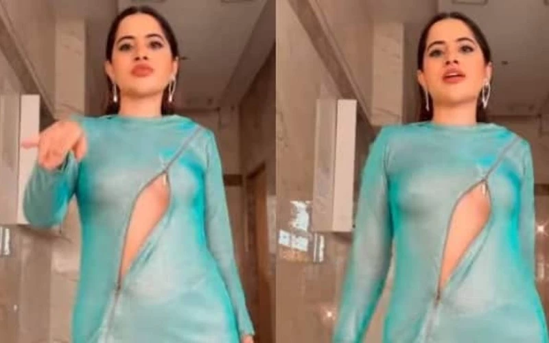 Urfi Javed Shocks Netizens Again as she Creates a Dress out of Cloth  Hanging Clips- Watch, People News