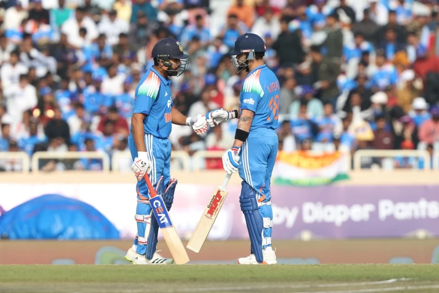 India Sets Mammoth 350-Run Target for South Africa: Kohli's Century, Rohit and Rahul's Fifties Shine